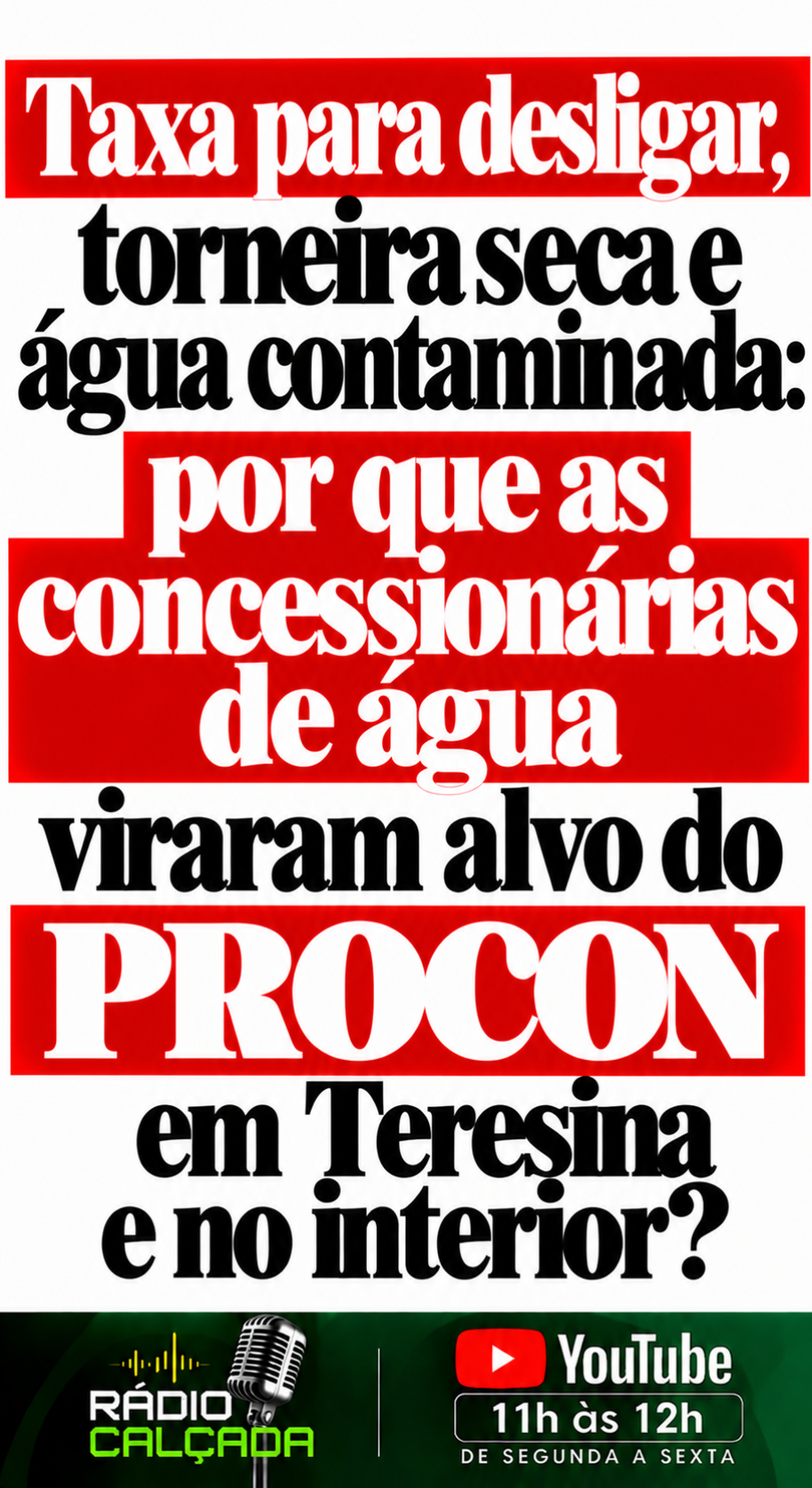 Concessionárias de Água na Mira do Procon Concessionárias de Água na Mira do Procon