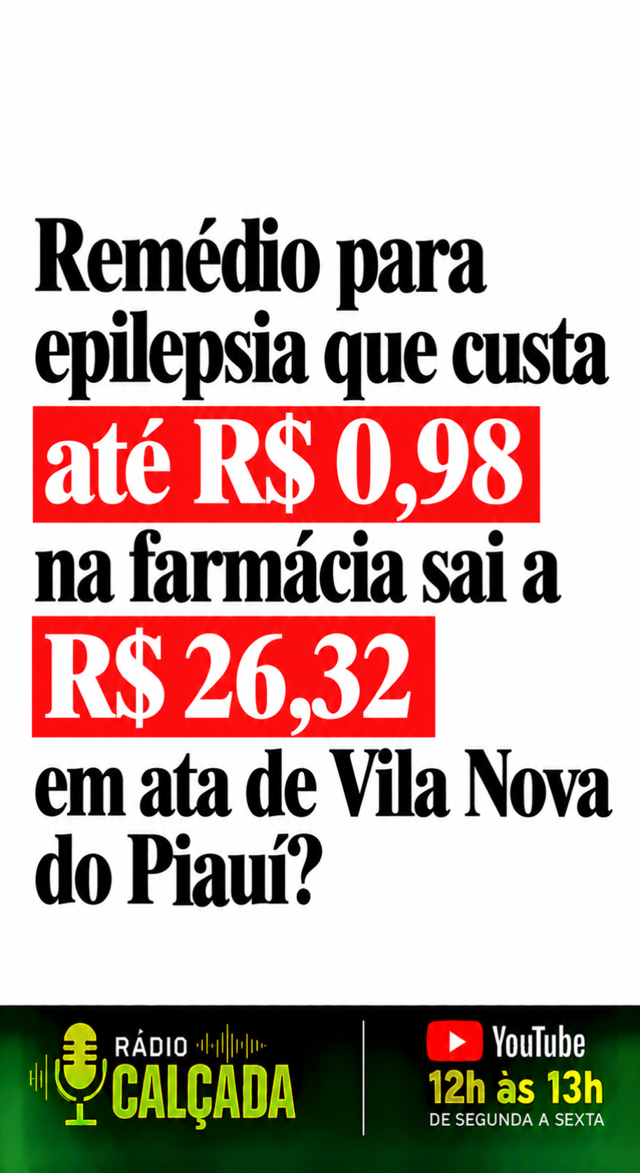 Remédio em Ata de Vila Nova