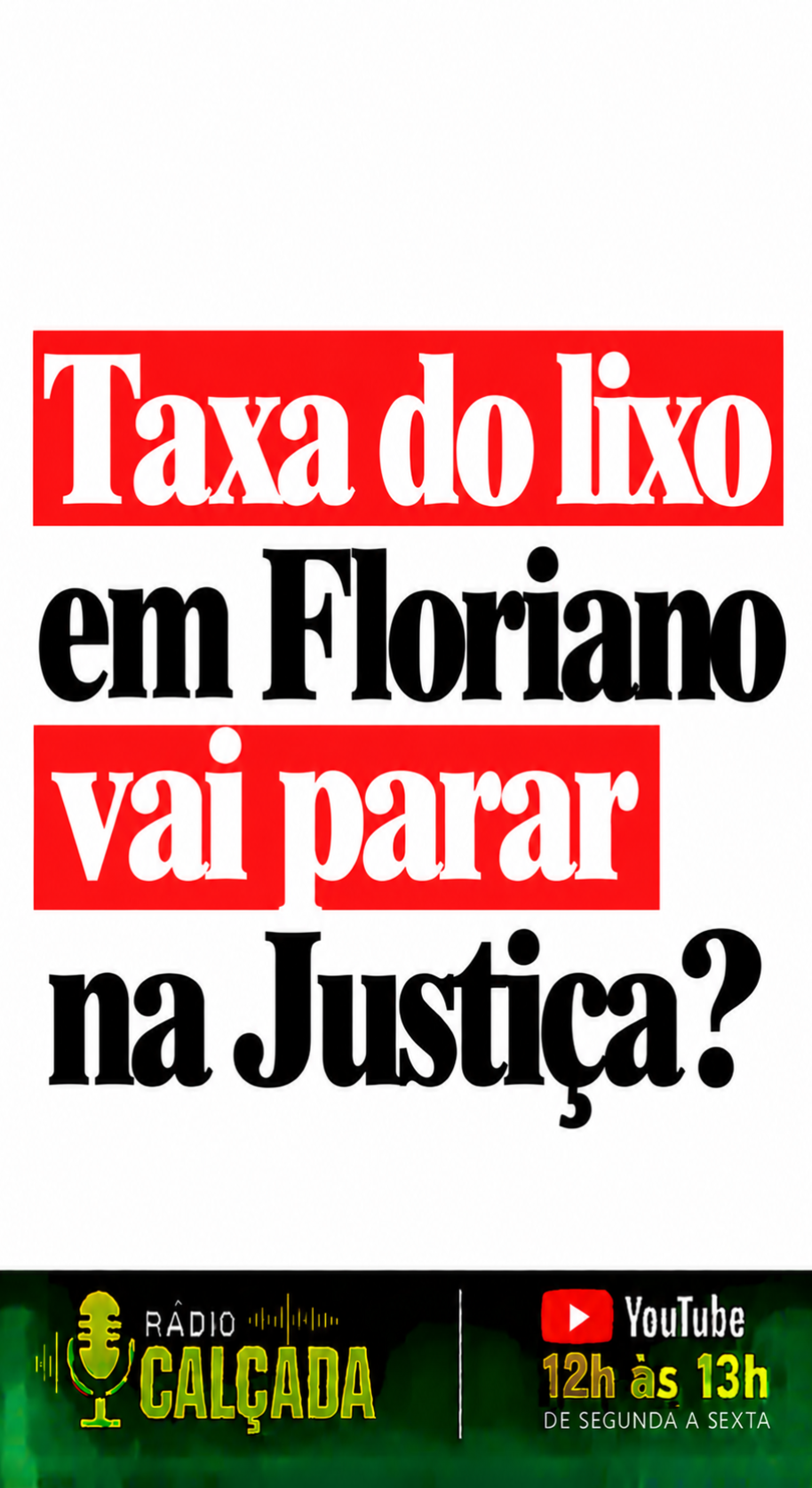 Taxa do lixo na Justiça_ Taxa do lixo na Justiça_