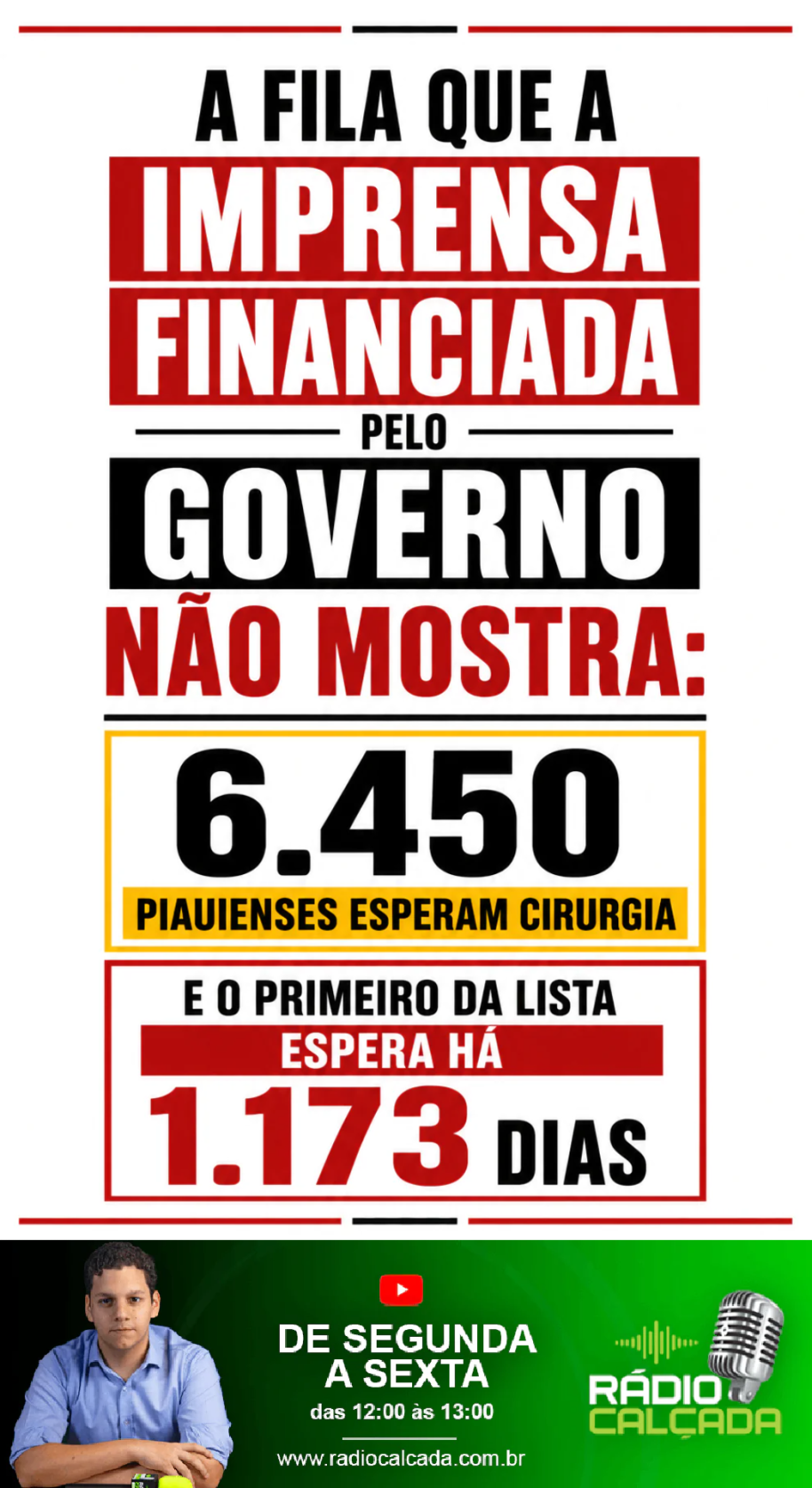 a-fila-que-a-imprensa-financiada-pelo-governo-nao-mostra-6-450-piauienses-esperam-cirurgia-e-o-primeiro-da-lista-espera-ha-1-173-dias-story a-fila-que-a-imprensa-financiada-pelo-governo-nao-mostra-6-450-piauienses-esperam-cirurgia-e-o-primeiro-da-lista-espera-ha-1-173-dias-story