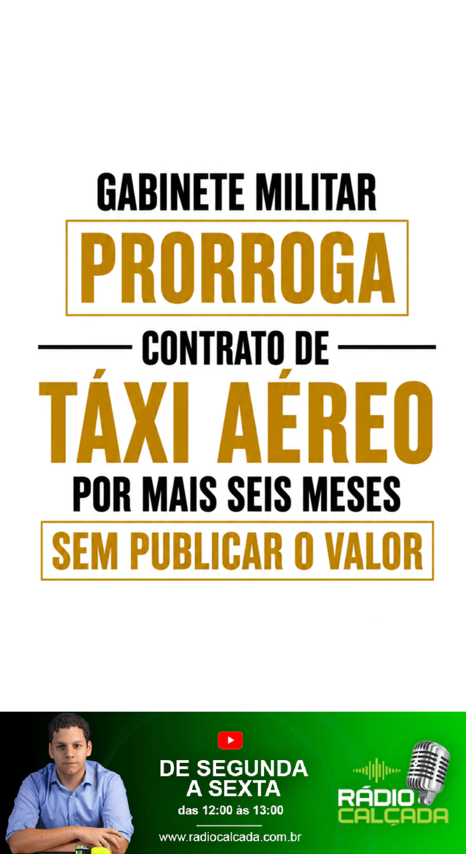 gabinete-militar-prorroga-contrato-de-taxi-aereo-por-mais-seis-meses-sem-publicar-o-valor-story gabinete-militar-prorroga-contrato-de-taxi-aereo-por-mais-seis-meses-sem-publicar-o-valor-story