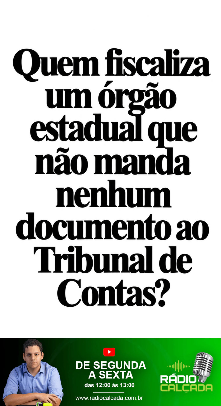 quem-fiscaliza-um-orgao-estadual-que-nao-manda-nenhum-documento-ao-tribunal-de-contas-story quem-fiscaliza-um-orgao-estadual-que-nao-manda-nenhum-documento-ao-tribunal-de-contas-story