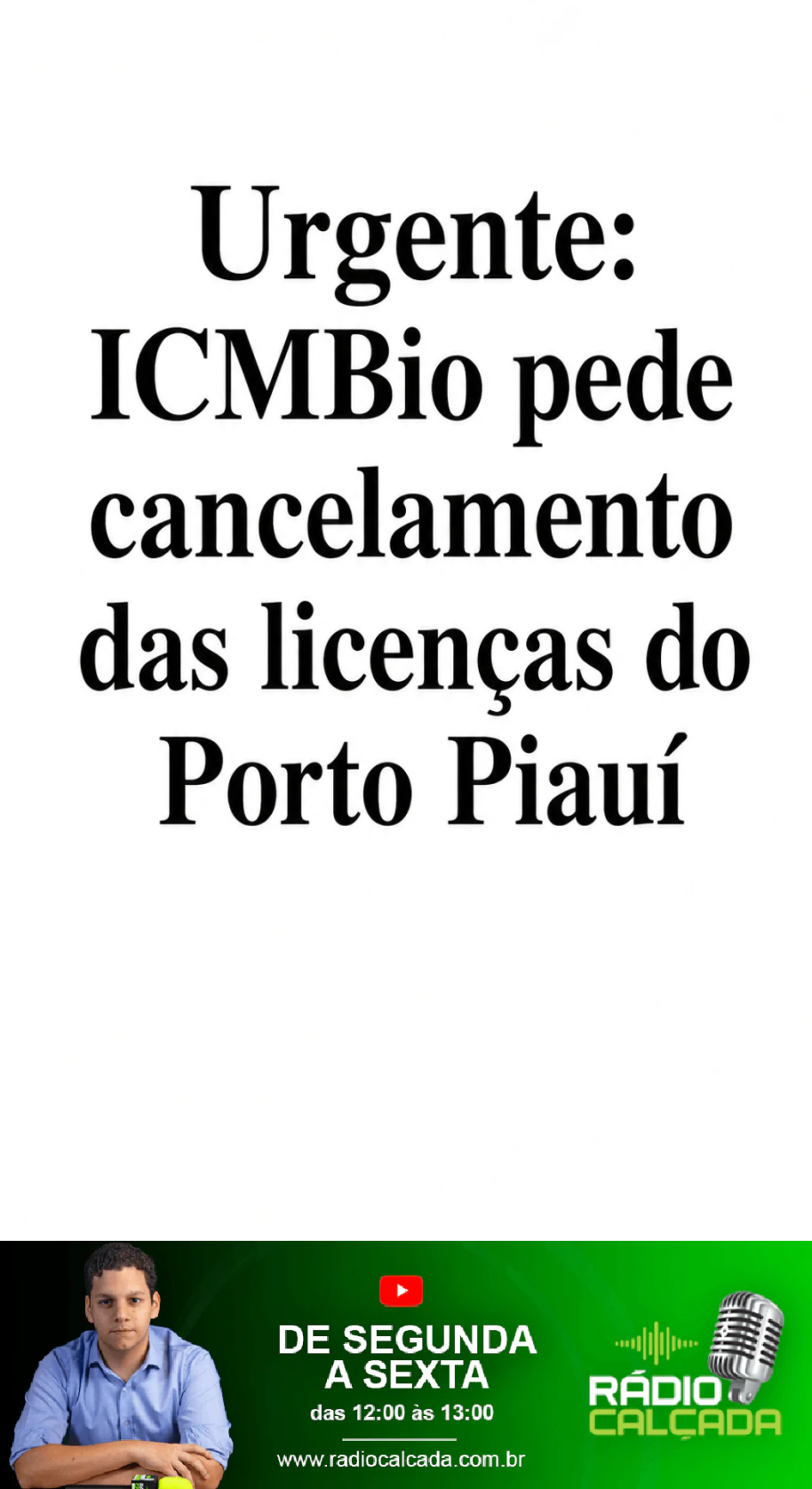 urgente-icmbio-pede-cancelamento-das-licencas-do-porto-piaui-story urgente-icmbio-pede-cancelamento-das-licencas-do-porto-piaui-story